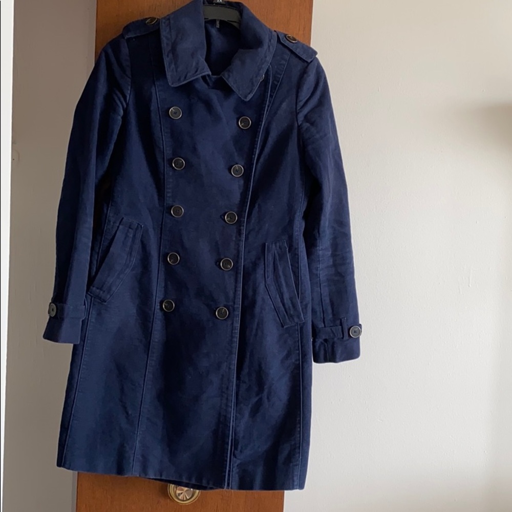 Mango suit dark blue coat